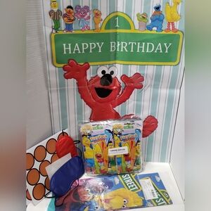 Sesame Street Party Decorations - Red, Blue, Green
